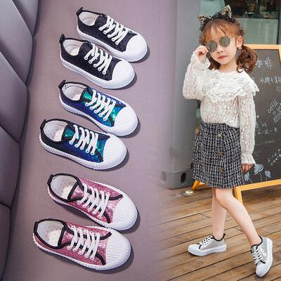 

Autumn New Childrens Shoes Bling Kids Sneakers Korean Single Shoes Boys Shoes Kids Students Shoes Casual Shoes