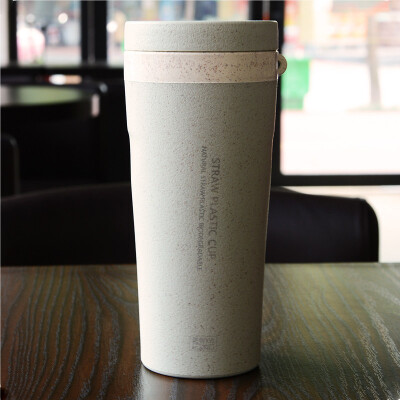 

300ML Double-Layer Sealed Large Mouth Wheat Coffee Cup