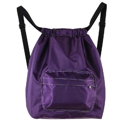 

Drawstring Backpack Waterproof Unisex Sport Storage Bag With Dry Wet Separated Compartment For Outdoors Beach Swimming Camping