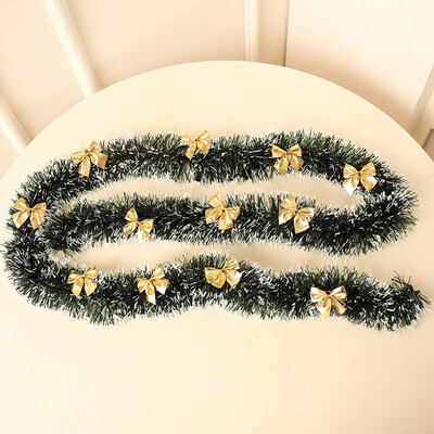 

1pc 2M Christmas Decoration Bar Strip Ribbon Garland Party Tree Pendant Bowknot