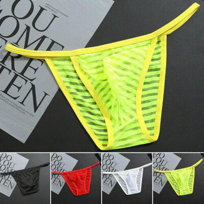 

Mens G-strings Lingerie Underwear Briefs Tangas Thongs Bikini Underpants T-back