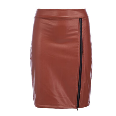 

Womens Zipper High Waist Slim Fit Fashion Sexy Bodycon Straight Pencil Skirt