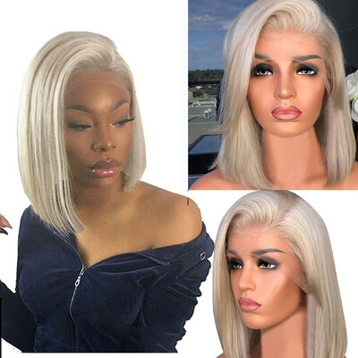 

〖Follure〗Wig with Baby Hair Human Hair Full End Short Bob Wigs for Black Women