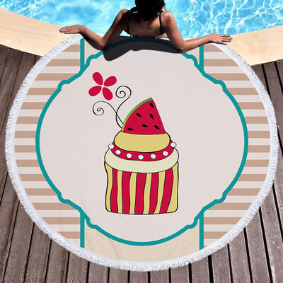 

Toponeto 1 PC Round Beach Pool Home Shower Towel Blanket Table Cloth Yoga Mat