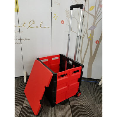 

ZHIWEI Second-generation folding shopping cart Portable Large capacity 16547