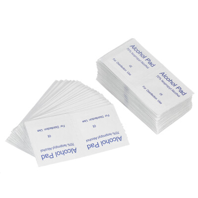 

100PCS Disposal Alcohol Prep Pads Disinfection Medium 2-Ply Alcohol Wipes Swabs CE Approved