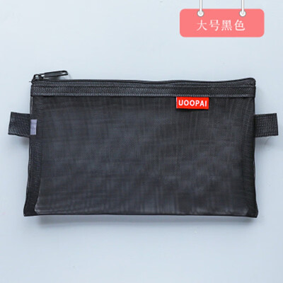 

Transparent Clear File Folder Zipper Pencil Pouch Pencil Bag School Supplies Stationary