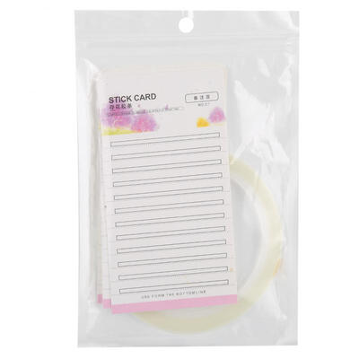 

Greensen 10pcs Eyelash Extension Storage Card False Eyelash Fans Paper Card Makeup Organizer