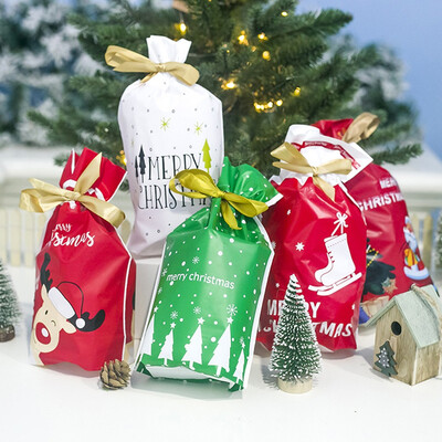 

Tailored Christmas Birthday Party Drawstring Candy Cookies Baking Present Gift Bags Wrap