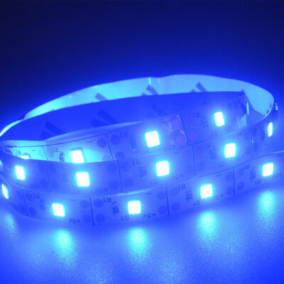 

Gobestart 5V 2835 60SMD100CM WhiteWarm whiteBlue LED Strip Light Bar TV Back Lighting