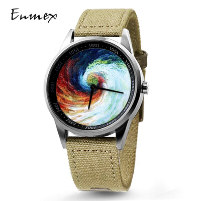 

Enmex creative design watches sports waterproof butterfly buckle dazzling whirlpool watches