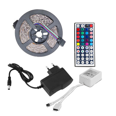 

Siaonvr 5-Meter No-Waterproof Flexible Color Changing RGB SMD 3528 300 LEDs Strip Light