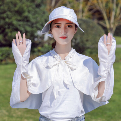 

2019 new summer anti UV sun hat Big Brim womens baseball cap outdoor foldable printed sun hat