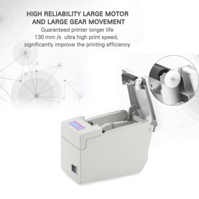 

Hoin High-speed 58mm POS Dot Receipt Paper Barcode Thermal Printer USBBluetooth 20 for Supermarket Store Bank Restaurant Bar