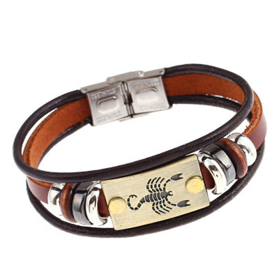 

BraceletsExclusive Optional Styles Exclusive Bracelet Fashion New Bracelets Products Constellation Metal Bracelets Newes