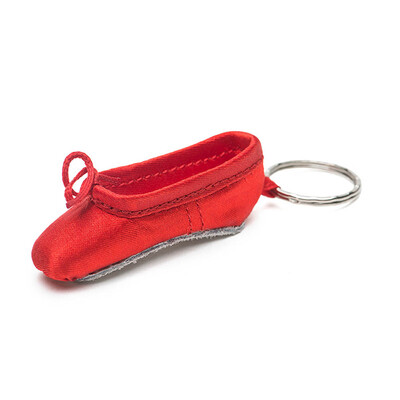 

1pc Ballet Foottip Pointe Shoes Key Chain Mini Shoe Ballet Keychain Satin Pointe Key Holder Dance Shoes Ballet Bag Charm Chain