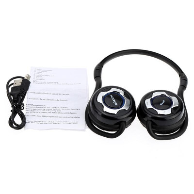 

KKMOON BSH10 Folding Sports Back-hang Wireless Stereo Bluetooth 40 EDR Headset Headphone Earphone Hands-free with Mic Noise Can