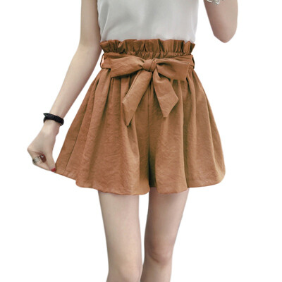 

Fashion Lady Women Wide Legs Shorts Summer Casual Shorts Beach High Waist Short