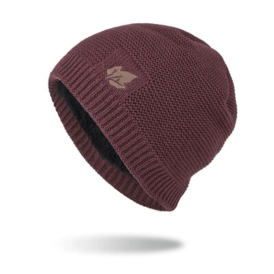 

Winter Warmer Knitted Cap Skiing Cycling Outdoor Sports Wool Ski Soft Warm Hat