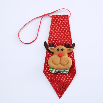 

Sequined Christmas Tie Christmas Gift for Kids Party Festival Decoration Dress Up Tie