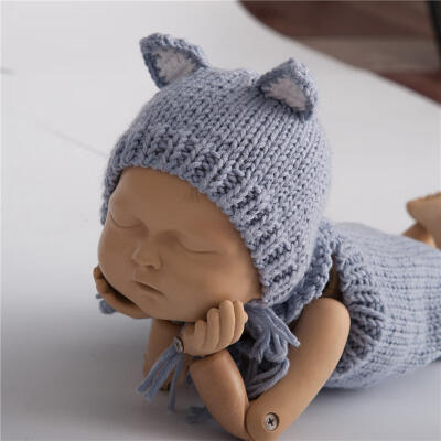 

Greensen Light Gray Baby Photography Props Clothes Newborn Infant Shooting Photo Costume