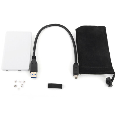 

U3-113-WH 18 inch Micro SATA 16pin SSD to USB 30 External Hard Disk Enclosure for PC Mac