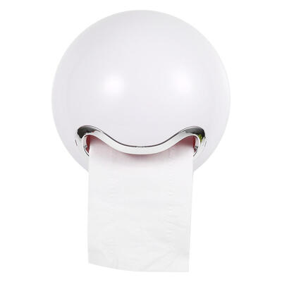 

1pc Cute Ball Shaped ABS Bathroom Wall Mounted Toilet Paper Roll Holder Tissue Rack PracticalToilet Paper Roll Holder
