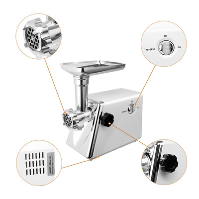 

Electric Meat Grinder Mincer Sausage Maker Food Machine w Grinding Attachement