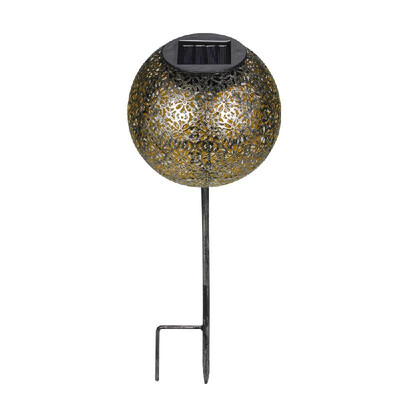 

Garden Solar Light Globe Stake Lawn Lamp IP44 Water-resistant Outdoor Lights for Walkway Lawn Courtyard Path Warm White LED Landsc