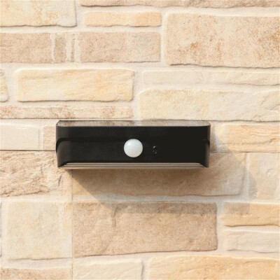 

Gobestart Solar LED Motion Sensor Light Outdoor Garden Path Street Wall Lamp Waterproof