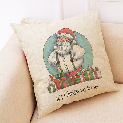 

Tailored Christmas Home Decor Cushion Cover Graffi Style Throw Pillowcase Pillow Covers