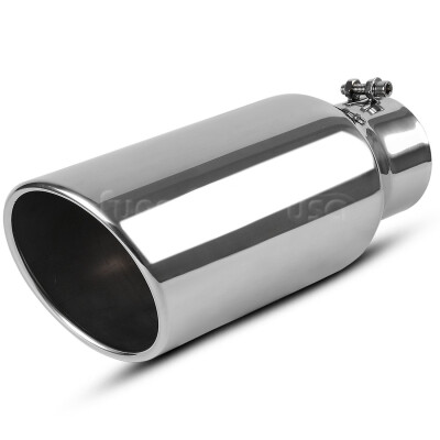 

4" Inlet 6" Outlet 15" Long Straight Performance Exhaust Tip Stainless Steel