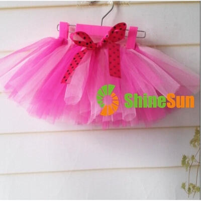 

New fashion girls tutu skirts baby ballerina skirt childrens chiffon fluffy kids Hallowmas casual candy color skirt