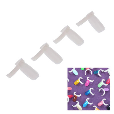 

50pcs Professional Acrylic Nail Art Display Tips Practice Polish UV Gel Color Ring Board DIY Tool Set