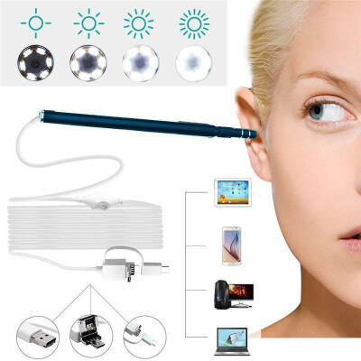 

3in1 Ear Cleaning USB Endoscope 55mm Visual Ear Spoon Earpick Otoscope Camera