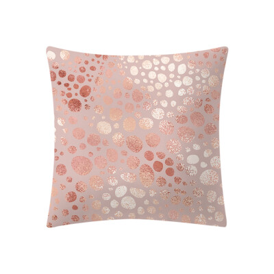

〖Follure〗Rose Gold Pink Cushion Cover Square Pillowcase Home Decoratio