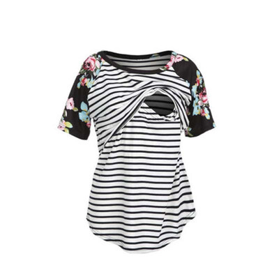 

Fashion Pregnant Maternity Clothes Nursing Tops Mom Breastfeeding T-Shirt Top