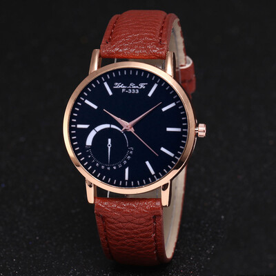 

Luxury Brand Leather Quartz Watch Women Men Ladies Fashion Wrist Watch Wristwatches Clock relogio feminino masculino &Ff