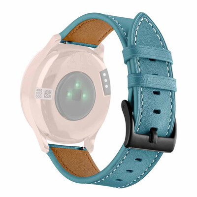 

〖Follure〗Leather Wrist Watch Strap Band Buckle Belt Replaceme For Garmin vivomove HR