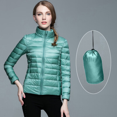 

Toponeto Fashion Women Lightweight Down Jacket Winter Jackets Slim Long Sleeve Overcoat