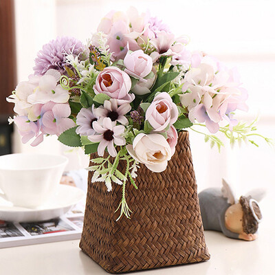 

Artificial Fake Flowers Plants Bouquet Photography Props Home Weeding Home Decor