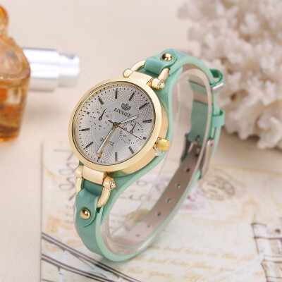 

Hot supply student table rivet fine strap personality ladies fashion quartz watch female models