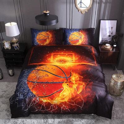 

Bedding Set Basketball Pillowcase Bed Sheet Bed Cover Soft And Comfortable 23 pieces