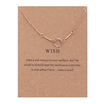 

New Gold-color Bones Rose Flower Shaped Alloy Clavicle Pendant Short Necklace