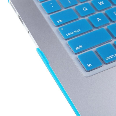 

Matte Hard Shell Case Keyboard Protector Cover for MacBook Air 13" Light Blue