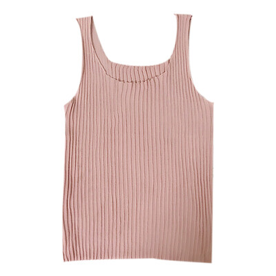 

Casual Personality Solid Color All-match Short Style Camisole Top