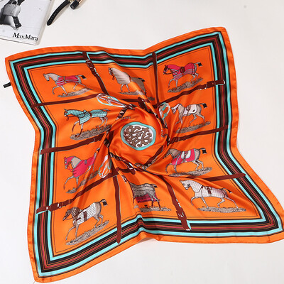 

Real silk satin small squares changeable dual-use ladies silk scarf bib high-grade scarves scarf gifts wholesale FJ076