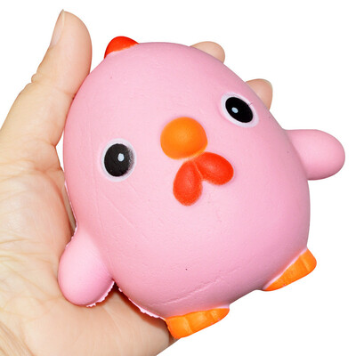 

Gotoamei Funny Cartoon Chick Slow Rising Scented Squeeze Relieve Stress Toy Gifts
