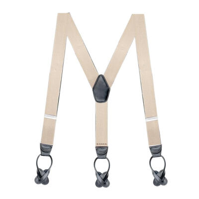 

Unisex Elastic Lengthen Trousers Strap Straight Stirrup SuspendersButtons