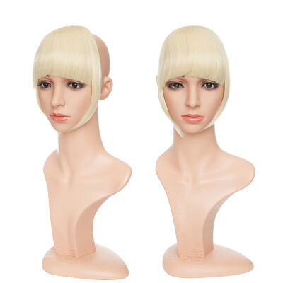 

Hair Bangs Clip in Hair Extensions Front Neat Bang Fringe One Piece Striaght Hairpiece Accessories